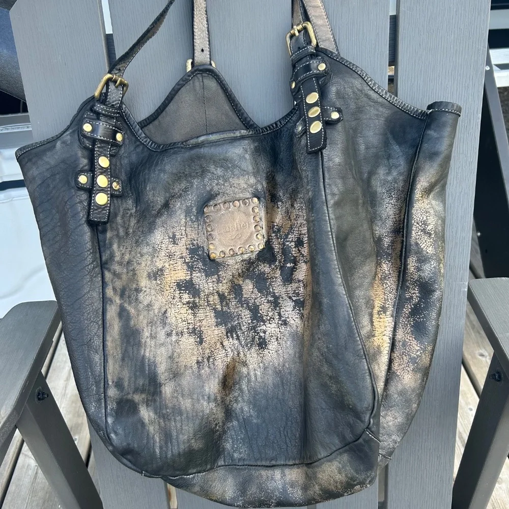 Lusher Soft & Slouchy Hobo - Black Raw Onyx - Sold Out - Picture 4 of 10